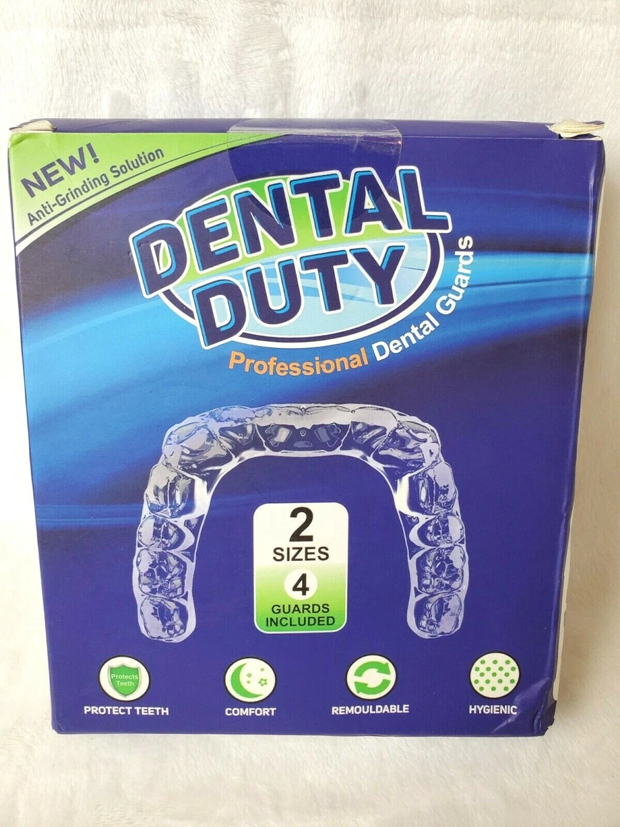 Dental Duty Professional Dental Guards 2 Sizes 4 Guards NIB