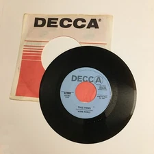 Webb Pierce Does My Memory Ever Cross Your Mind / This Thing Promo Copy 45 rpm