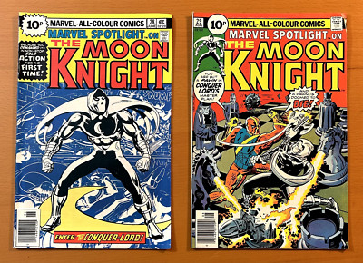 Marvel Spotlight #28 & 29 KEY 1st SOLO MOON KNIGHT (Marvel 1976) VF+ Bronze Age