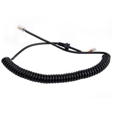 1M 6 pin ABS Metal Microphone Cable Cord Wire For Yaesu MH-48A6J MH-42B6J e