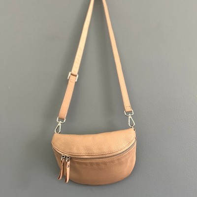 Befen Genuine Leather Crossbody Small D-shaped Phone fits 17 pro Purse