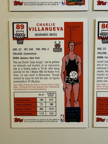 2007-08 Topps 50th Anniversary AUTO 4 Card LOT Kirilenko Harrington Jack Charlie - Picture 9 of 10