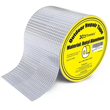 Super Waterproof Tape Aluminum Butyl Aluminum Tape 4in x 33 ft RV Roof Metal