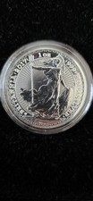 2017 1oz Silver Britannia Trident Privy Coin In Bu Condition.