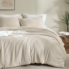 Cotton Muslin Comforter Set King Size   Ultra Soft, Breathable  Lightweight