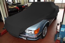 Vollgarage Carcover Schutzdecke Schwarz ohne Spiegeltaschen für Mercedes SL R107 Vollgarage Carcover Schutzdecke Schwarz ohne Spiegeltaschen für Mercedes SL R107