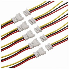 Micro Jst 1.25 Wire Connectors, 20Pairs/40pcs 1.25mm 3 Pin Male and...