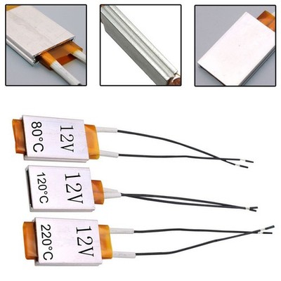 PTC Heater Plate 12V Constant Temperature Element Thermostat Heating Tablet