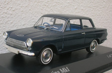 FORD Cortina Mk1 Minichamps 1/43 scale in display case - dark blue MKI
