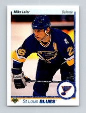 1990-91 Upper Deck Mike Lalor Rookie St. Louis Blues #40