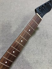 Unique color 22 fret flame maple Electric guitar neck part rosewood fretboard