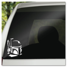 6" Boba Fett Bust Star Wars Vinyl Decal Sticker
