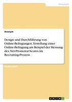 Anonymous | Design Und DurchfüHrung Von Online-Befragungen. Erstellung Einer...
