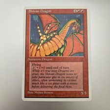 MTG Shivan Dragon 4th Edition NM