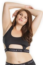 Coquette - 7211X - Diva Bralette - BLACK