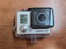 GoPro HERO 3+ Plus Action Camcorder Camera Silver Clear Case Powers On