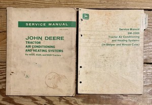 John Deere Tractor Air Conditioning & Heating Systems Service Manual Lot