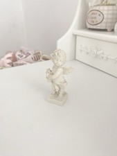 vintage cherub angel white