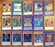Yu-Gi-Oh! HERO Lot, Elemental HERO, Destiny HERO, Evil HERO (15-Card Bundle)