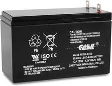 12V 9AH SLA Deep Cycle Battery, Nut and Bolt NB Terminal, 12 Volt Rechargeable