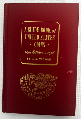 1976 Red Book A Guide Book of United States Coins Price Guide 29th Edition