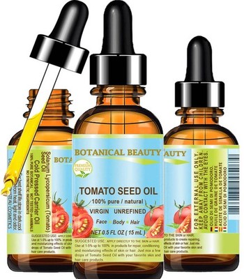 TOMATO OIL 100% Pure Natural Virgin Unrefined Cold-pressed Carrier Oil for , ...