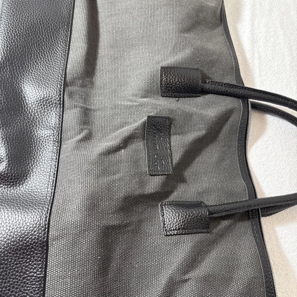 Bolso de Lona Kenneth Cole Weekender Marco Gris Negro Tela de Lona  Foto 2 de 4