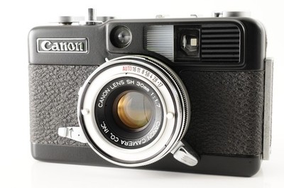 N.MINT] Canon Demi EE17 35mm Black paint Half Frame Film Camera