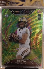 2025 Wildcard Metallix 1/1 Diego Pavia Rookie Prc Green Refractor 