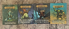 Warhammer Age of Sigmar Warscroll Cards Lot of four new Sealed Decks