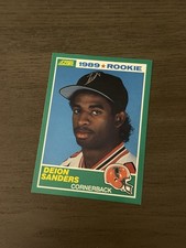 1989 Score 1989 Rookie #246 DEION SANDERS Football Card HOF