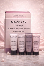 Mary Kay TimeWise Age Minimize 3D Miracle Set Travel Size Normal to Dry Skin