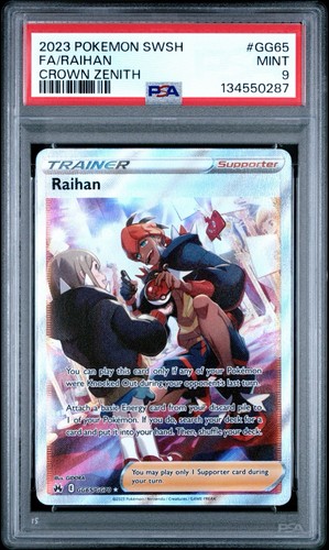 Raihan graded PSA 9 for sale on eBay
