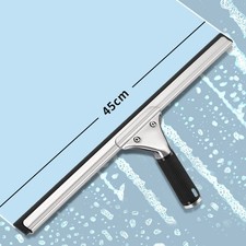 Professional Window Squeegee 25cm–45cm Rubber Blade Glass Cleaning Wiper