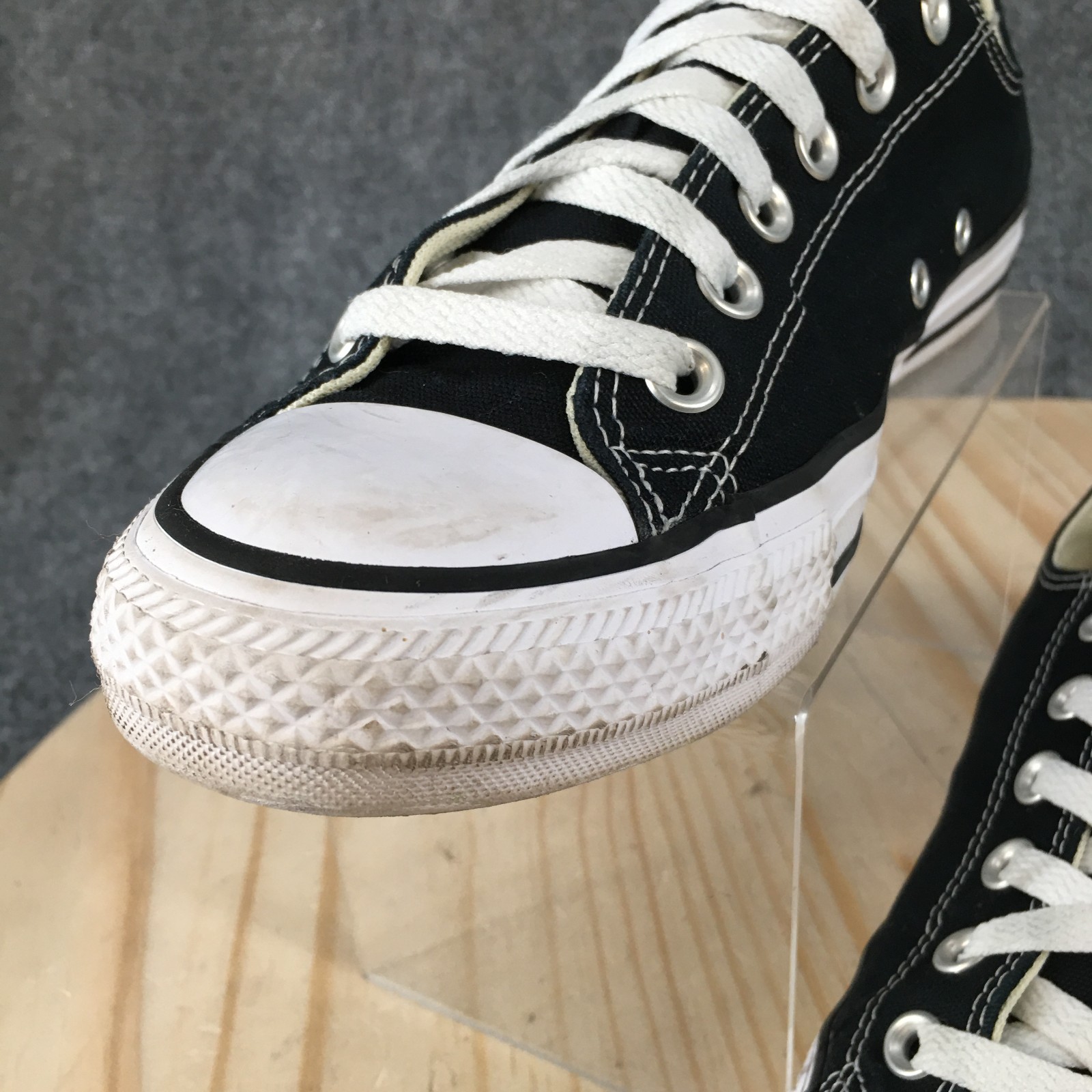 Converse Chuck Taylor All Star Shoes Mens 7 Womens 9 Low Sneakers M9166C Black thumbnail 4