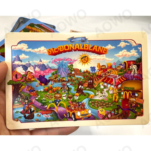 2025 Mc Donald Land Adult Happymeal Toy Tins Unopened Complete Set All 6 Tins - Imagen 13 de 17
