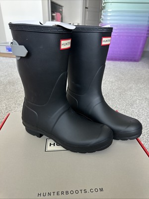 Hunter Boots Original Black/Tundra Grey Adjustable