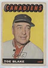 1965-66 Topps Toe Blake #1 HOF 16ez