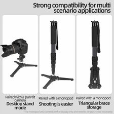 Monopods Tripod Base Professional Practical Versatile Portable 3/8" Screw