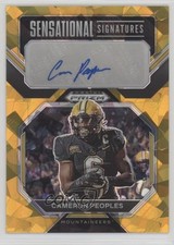 2023 Prizm Draft Picks Sensational Signatures Gold Ice Camerun Peoples Auto 0nr3