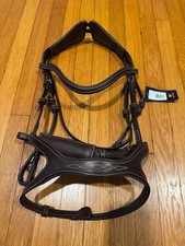 Montar Monarch Bridle cream stitching - retails for $286+