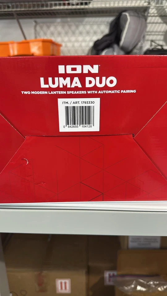 Par de altavoces impermeables ION Audio Luma Duo Lantern Bluetooh (paquete de 2) - NUEVO Foto 2 de 3