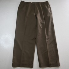 Austin Reed 34x29 Tan Brown Wool Pleated Cuffed Classic Dress Mens Pants