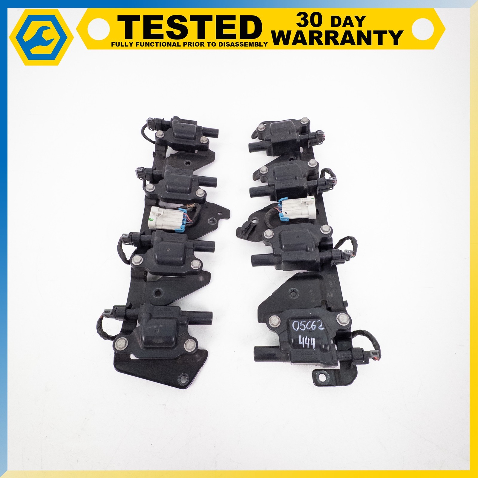 05-07 CHEVROLET CORVETTE C6 6.0 ENGINE IGNITION COIL BRASKET ASSEMBLY SET OEM