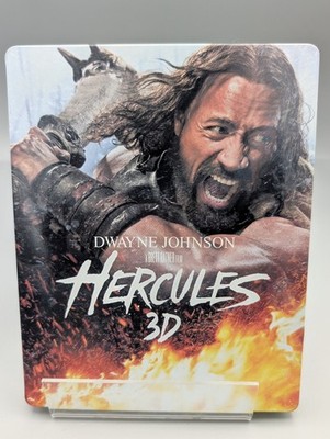 Hercules 3D Blu ray + DVD Steelbook, 2014, Action Fantasy, VG  