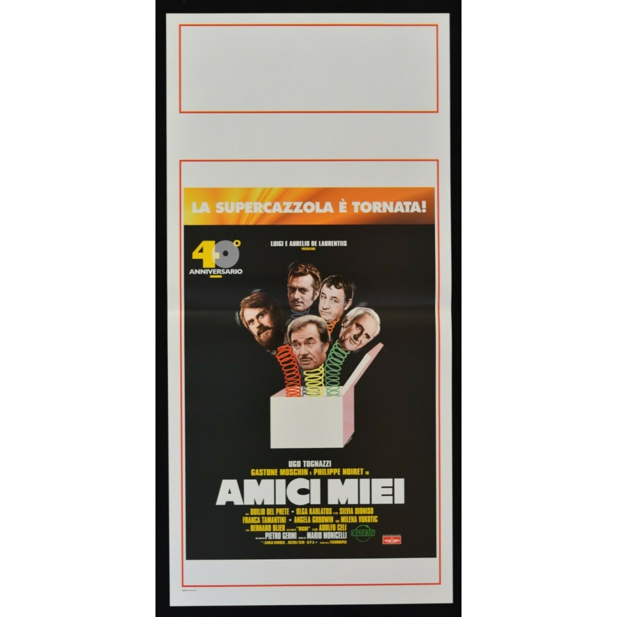 Locandina originale film Amici miei (1975) - Regia di Mario Monicelli