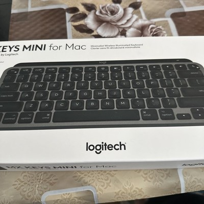 Logitech MX Keys Mini for Mac Wireless Bluetooth Keyboard Space Grey