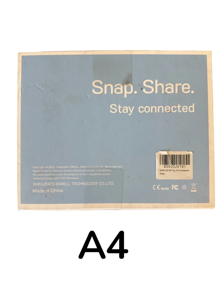 BSIMB Smart Digital WiFi Picture Frame 10.1 in (White) - Image 2 of 4