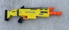 NERF Fortnite AR-L Elite Dart Blaster 2018 Gold Scar Gun Hasbro Epic Games Toys
