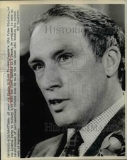 1968 Press Photo Pierre Elliot Trudeau Canada's 15th Prime Minister  - nee93023
